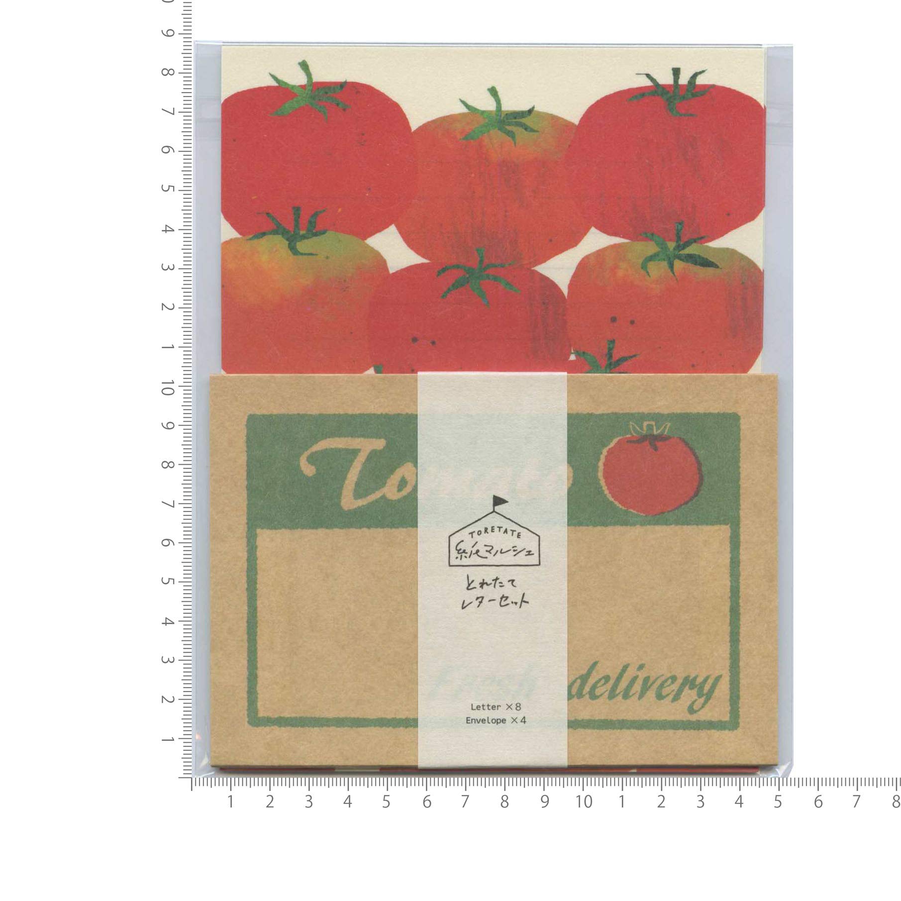 Amazon.co.jp: 紙マルシェ とれたて レターセット 【トマト